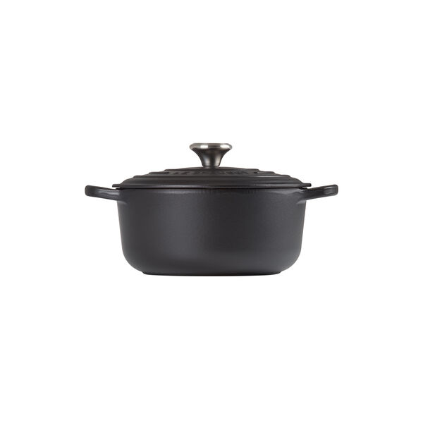 Signature rund gryta &Oslash; 20 cm, matte black, Le Creuset