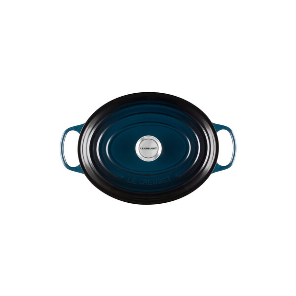 Signature oval gryta 31 cm, nuit, Le Creuset