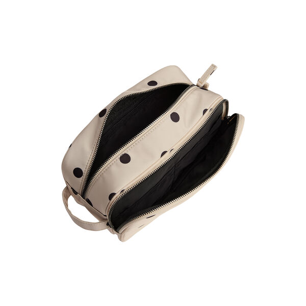 CareMBG Toiletry Bag Recycled, polka dot, creme, Markberg