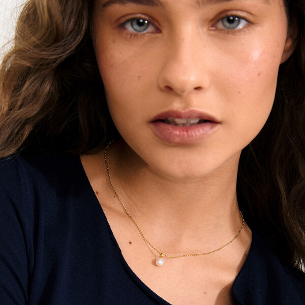 HADLEY halsband, guldpl&auml;terat, Pilgrim