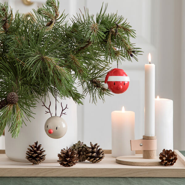 Reindeer Ornament, brun, Hoptimist