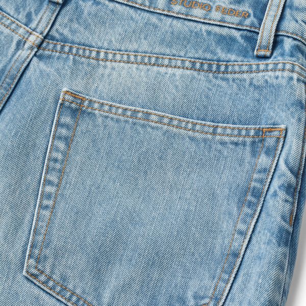 Evelyn Jeans, blue wash, Studio Feder