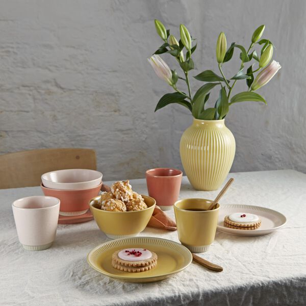 Colorit tallrik Ø 19 cm, rose, Knabstrup Keramik