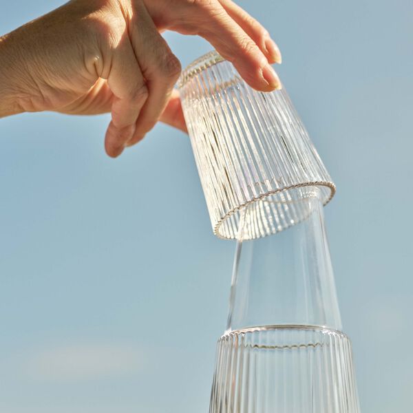 Pilastro karaff med glas, Stelton