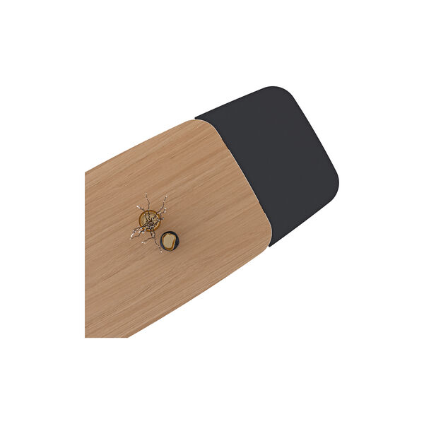 BPS201 Holmen Table Leaf, black, Bernh. Pedersen & S&oslash;n