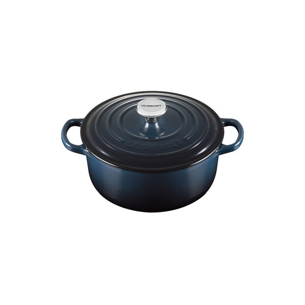 Signature rund gryta &Oslash; 20 cm, nuit, Le Creuset