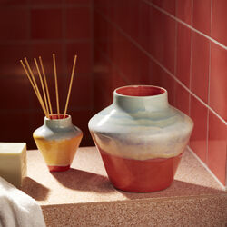 Poppery vas, mint/pink, K&auml;hler