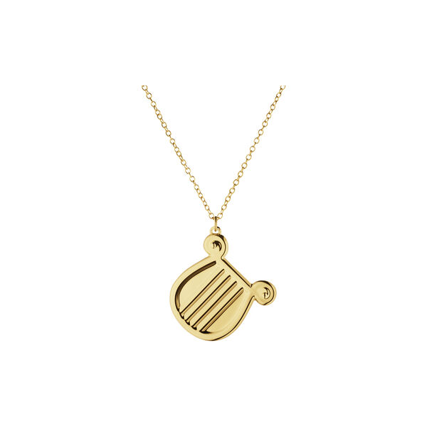 2026 Christmas ornament Harpe, gold, Georg Jensen