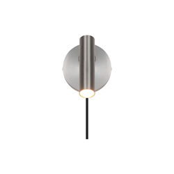 Makoto v&auml;gglampa, satin krom, Design For The People
