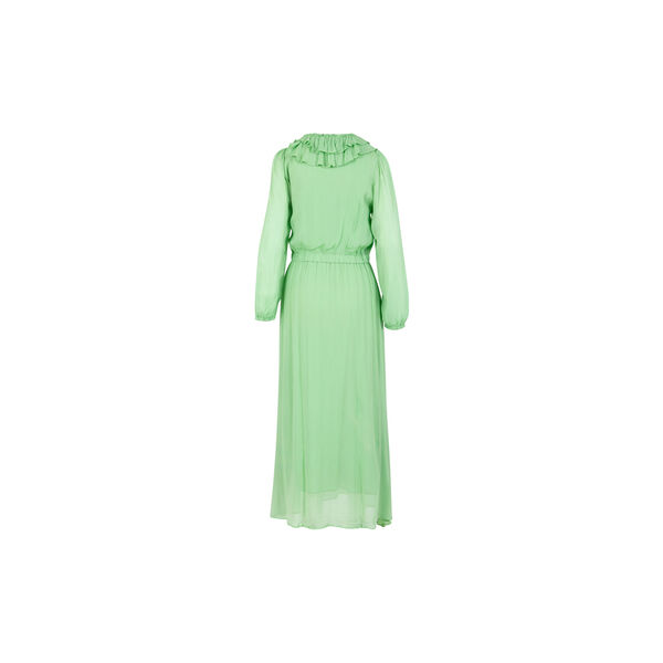 Long ruffle dress, mint, Coster Copenhagen