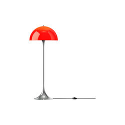 Panthella | Original | Opal Red | Floor Lamp, Louis Poulsen