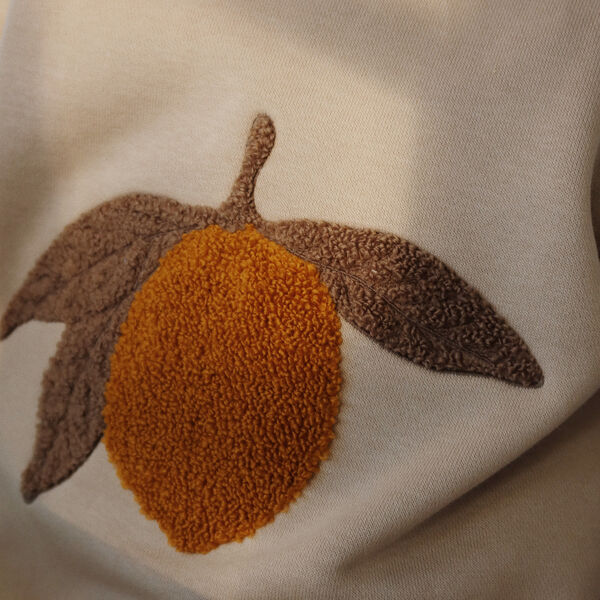 Lou Terry Sweat Shirt, oxford tan, Konges Sløjd