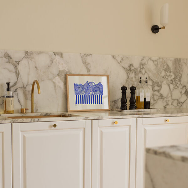 Papercut 04, blue, Pel&eacute;ton