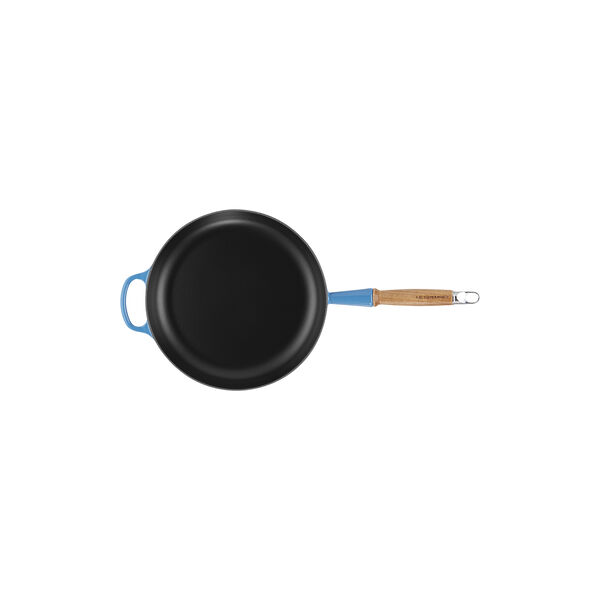 Signature gjutj&auml;rn stekpanna med tr&auml;handtag &Oslash; 28 cm, azure, Le Creuset