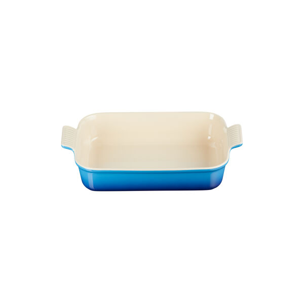 Heritage rektangul&auml;rt fat 32 cm, azure blue, Le Creuset