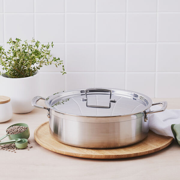 3-PLY trakt&ouml;rgryta med lock &Oslash; 28 cm, Le Creuset