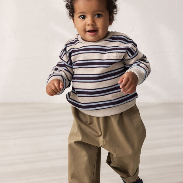 Tammas B Sweatshirt, college stripe, MarMar Copenhagen