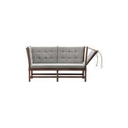 The Spoke-Back Sofa, Steelcut Trio 3 124/chestnut brown, Fredericia Furniture