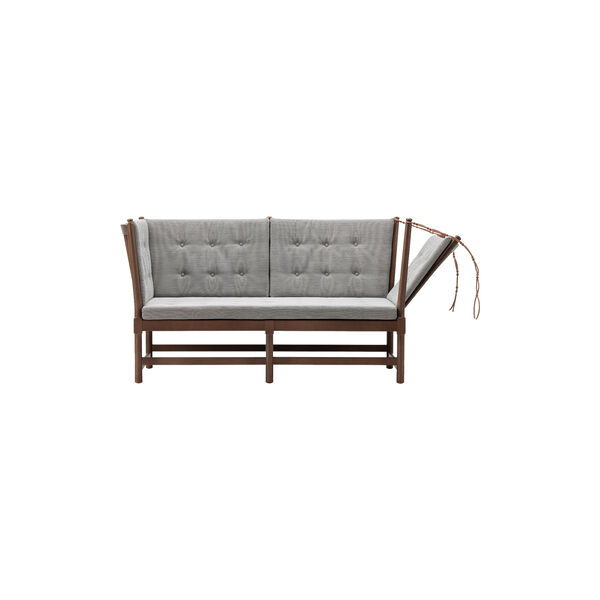 The Spoke-Back Sofa, Steelcut Trio 3 124/chestnut brown, Fredericia Furniture
