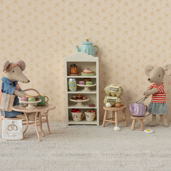 Caf&eacute;set till stor mus, pale pink, Maileg