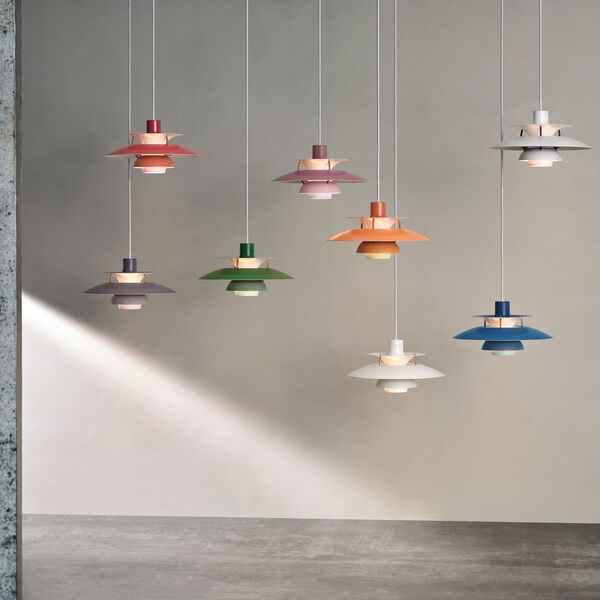 PH 5 Mini pendel, grå, Louis Poulsen