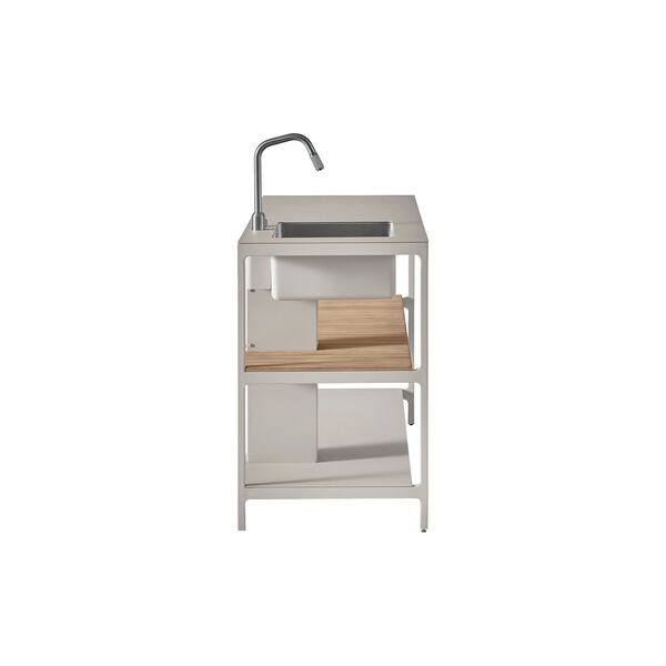 Vipp742 Open-Air Outdoor Kitchen Unit with Sink, Vipp