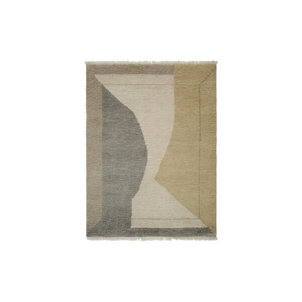 Optical Echo golvmatta, vanilla, Linie Design