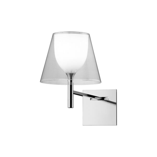 Ktribe W v&auml;gglampa, transparent, Flos