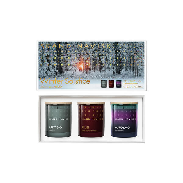 Winter Solstice Seasonal Candle Giftset, Skandinavisk