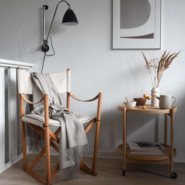 Luxury pl&auml;d, beige, ELVANG