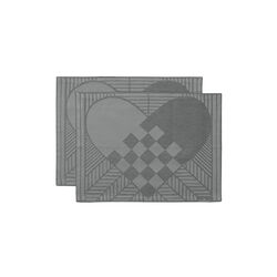 CHRISTMAS RUSTIC bordstablett, winter grey, Georg Jensen Damask