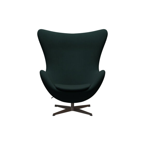 &Auml;gget&trade; 3316 Loungestol, Christianshavn 1161 dark green/brown bronze, Fritz Hansen