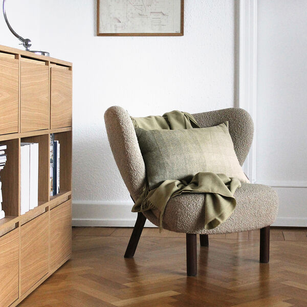 Horizon pl&auml;d, bottle green, ELVANG