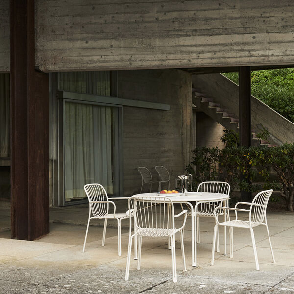 Thorvald SC101 Outdoor Lounge Chair, ivory, &Tradition