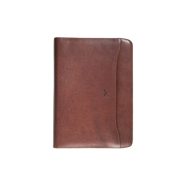 A4 Folder, dark brown, Tony Perotti