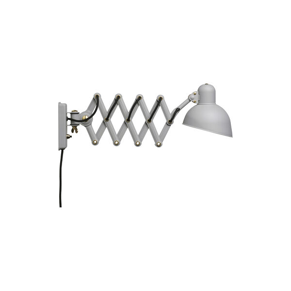 KAISER idell&trade; 6718-W Wall Lamp, easy grey/brass, Fritz Hansen