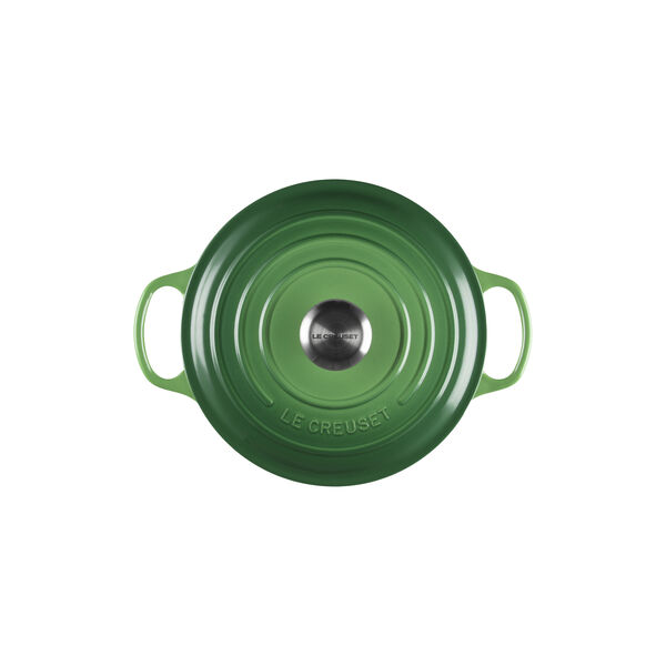 Signature gjutj&auml;rn rund gryta &Oslash; 24 cm, bamboo green, Le Creuset