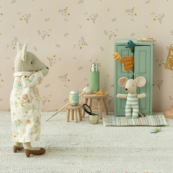 Termos och koppar, mint, Maileg