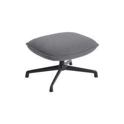 Doze Ottoman with Swivel Base, ocean/anthracite black Doze Ottoman with Swivel Base, ocean/anthracite black, Muuto