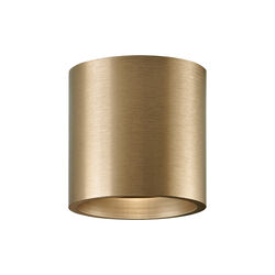 SOLO 1 ROUND taklampa, brass, LIGHT-POINT