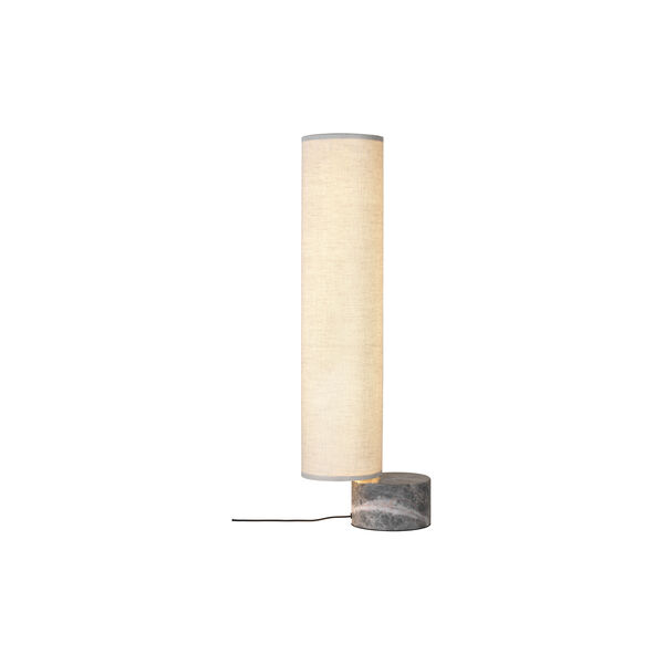 Unbound Floor Lamp, grey marble/canvas, GUBI