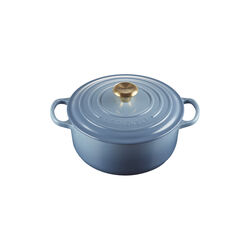 Signature gjutj&auml;rn rund gryta &Oslash; 20 cm, chambray, Le Creuset