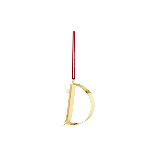 Christmas letter ornament D, Georg Jensen