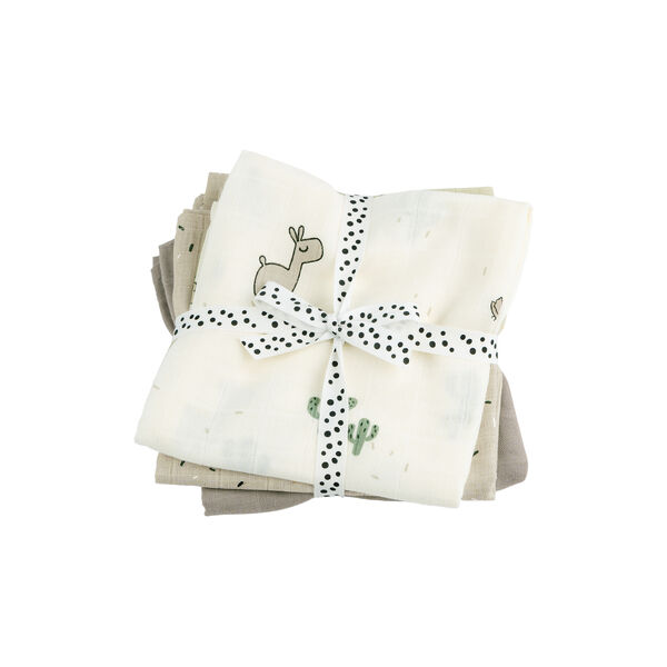 Lalee 3-pack filtar, sand, Done by Deer