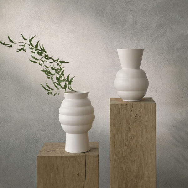 Tortus Archie vase No 2, white, Knabstrup Keramik