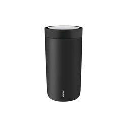 To Go Click termosmugg 0,2 L, steelsoft black, Stelton
