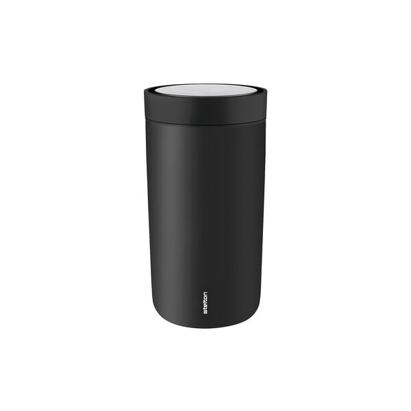 To Go Click termosmugg 0,2 L, steelsoft black, Stelton