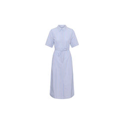 BeveraPW Dress, blue burnt russet stripe, Part Two
