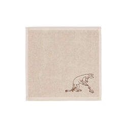 Moomin Towel | Sniff | 25x25 | Beige, Moomin Arabia
