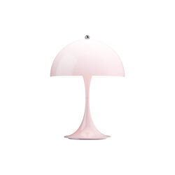 Panthella 250 Portable Table Lamp, opal pale rose, Louis Poulsen